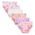 Barara King Little Girls Soft 100% Cotton Underwear Toddler Panties Big Kids Undies
