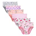 Barara King Little Girls Soft 100% Cotton Underwear Toddler Panties Big Kids Undies