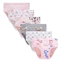 Barara King Little Girls Soft 100% Cotton Underwear Toddler Panties Big Kids Undies