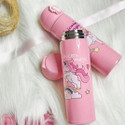 Barbarik Cute Pink Unicorn Stainless Steel Thermos Insulated Flask Kids Tumbler 500 ml Water Bottle