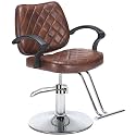 Hair Salon Chair for Hair Stylist, 6.1'' Adjustable Barber Chair