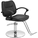 Hair Salon Chair, 6.1'' Adjustable Height Stylist Barber Chairs
