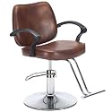 Hair Salon Chair for Hair Stylist, 6.1'' Adjustable Barber Chair