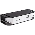 BarberPub Wall Mount Styling Station with Lockable Drawer(Black&amp;White)