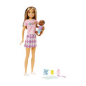 BARBIE Dolls and Accessories, Skipper Doll (Two-Tone Hair) with Baby Figure