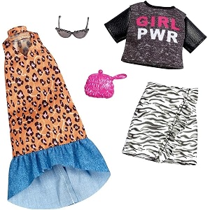 barbie fashion 2-pack animal print-multi color