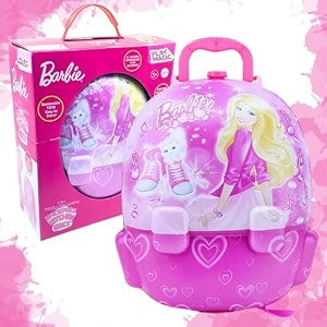 playmagic barbie kitchen set for kids with 22 accessories amp backpack bo pretend play cooking toy for 3 old girls making it easy to carry the entire set on the goperfect for playdates travel