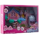 Barbie Treehouse Playset with 2 Chelsea Small Dolls, Toy Car, Swing, Slide, Seesaw, Fairy Wing Accessories & Sticker Sheet