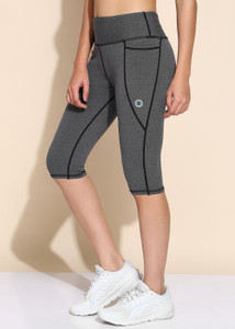 barbora solid women grey tights