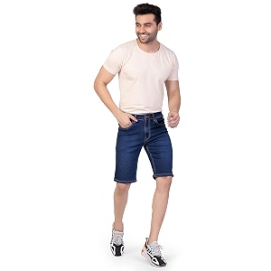 Barcelona Mens Denim Shorts for Men -