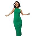 barcino Black Rib Back Cut-Out Midi Dress