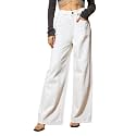 barcino Navy High-Rise Stitch Detail Straight Jeans
