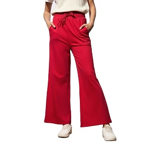 barcino Red Terry Track Pants