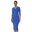barcino Women39s Cotton Blend Midi Bodycon Dress