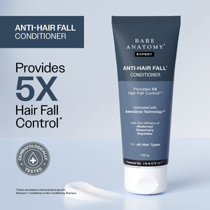 bare anatomy anti-hair fall conditioner with redensyl rosemary  reduces hair thinning 100 g