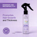 BARE ANATOMY Rosemary Hair Growth Water Spray for fuller, thicker hair, Natural Hair Spray Hair Styler (100 ml)