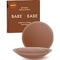Bare Babe Reusable Silicone Nipple Covers - Waterproof, Nude, 5 Shades - Sticky Breast Stickers for Strapless Dress
