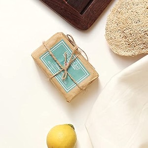 the bare bar geranium soap bar - 100 gm natural amp organic handmade bathing soap for men and women  paraben and sulphate free  vegan soap with essential oils