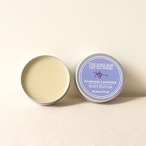 the bare bar lavender body butter 50 grams for dry to normal skin