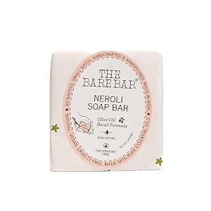 the bare bar neroli soap bar - 100 gm  natural amp organic handmade bathing soap for men and women  paraben and sulphate free  vegan soap with essential oils