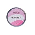 The Bare Bar Rose Jasmine Body Butter for Dry Skin - 50gm | 48hrs Intense Moisturization | Shea Butter Moisturizer with Mango Butter &amp; Vitamin E| No Chemicals &amp; Parabens | For All Skin Types