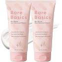 Bare Basics Hair Removal Cream, No Shave Hair Remover for Women, Works in 5 Minutes for Sensitive Skin, Gentle Formula with Vitamin E & Vitamin B5, Moisturizer and Nurtures Skin, 150ML/5.29FL OZ (1)