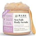 Bare Botanics 24oz Lavender Citrus Sea Salt Body Scrub Natural Exfoliator