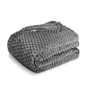 Bare Home Fleece Blanket Luxury Microplush (King, Waffle Grey)