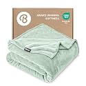 Bare Home Fleece Blanket Luxury Microplush (Twin/Twin XL, Spring Mint)