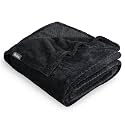 Bare Home Fleece Blanket Luxury Microplush (Full/Queen, Chevron Black)