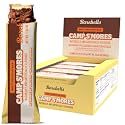 Barebells Protein Bar – Camp S'mores | 16g Protein, No Added Sugar, Chocolate, Marshmallow & Cracker Flavor, Soft Texture, 12 Count