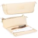 BAREFOOT CARIBOU Hair Tools Travel Bag and Heat Resistant Mat 17" (Ivory)