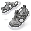 BARERUN Kids Water Shoes Boys Girls Barefoot Aqua Socks for Swim Surf Pool Beach Sport Lightweight Breathable Sandal Athletic Slip-On Sneaker for Toddler Outdoor Indoor