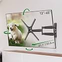Barkan 21'' Long TV Wall Mount, 13-65 inch Full Motion Articulating - 4 Movement Premium Flat/Curved Screen Bracket, Holds up to 80lbs, Extremely Extendable, Fits LED OLED LCD