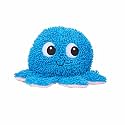 BarkButler x FOFOS Tough Dog Toy Octopus - Silent Plush Toys for Dogs, Dog Toys for Medium Dogs (5-20kgs) - Blue