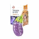 BarkButler x Fofos Vegi-Bites Eggplant Loud Squeaky Dog Toy, Purple (S) | X-Small-Small Dogs (0-10kgs) | Good for Teeth & Gums | Floats on Water | Soft Foam & TPR | Suitable for All Dog Breeds