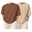 BARKEYO Men39s Half Sleeve Round Neck French