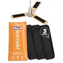 Barnakl Ceiling Fan Air Purifier Pads, Carbon Filters for Blades, 3 Count