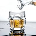 BARRAID Crystal Whiskey Glasses, Heavy Base New Fashioned Glass 300 ml, Set of 6