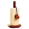 Barrels Wooden Brown Kitchen Tissue Roll Holder & Toilet Paper Holder, Brown