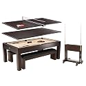Barrington Billiards 7Ft. Combo Table 3-in-1 Pool Table, Dining & Ping Pong