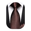 Barry.Wang Boys Ties Pre-Tied Satin Solid Color Kids Tie Pocket Square Set Adjustable Formal Necktie Graduation School