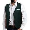 Barry.Wang Mens Outdoor Corduroy Vests Vintage Western