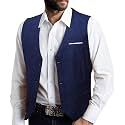 Barry.Wang Mens Outdoor Corduroy Vests Vintage Western