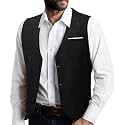 Barry.Wang Mens Outdoor Corduroy Vests Vintage Western