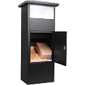 Barska Large Package Delivery Drop Box – Locking Steel Parcel Mailbox for Porch, Outdoor Use, Tamper-Resistant Slot, Secure Mail & Package Storage with Key Lock