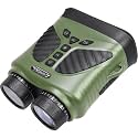 Barska NV-2 Night Vision Binoculars, 10X Magnification, 8X Digital Zoom, 43mm Lens, 3 Inch IPS Display, 40MP Photos, 2.5K Video, 820yd Range, 3-Level IR, USB-C Fast Charging, Day & Night Use