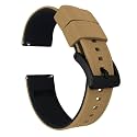 BARTON Elite Silicone Watch Bands - Quick Release - Choose Strap Color &amp; Buckle Color (Stainless Steel, Black PVD or Gunmetal Grey) - 18mm, 20mm, 22mm &amp; 24mm Watch Straps