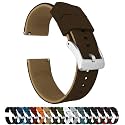 BARTON Elite Silicone Watch Bands - Quick Release - Choose Strap Color &amp; Buckle Color (Stainless Steel, Black PVD or Gunmetal Grey) - 18mm, 20mm, 22mm &amp; 24mm Watch Straps