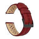 Barton Racing &amp; Rally Horween Leather Straps with Integrated Quick Release Spring Bars - Watch Bands